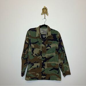 Army Camo Cargo Jacket S/M